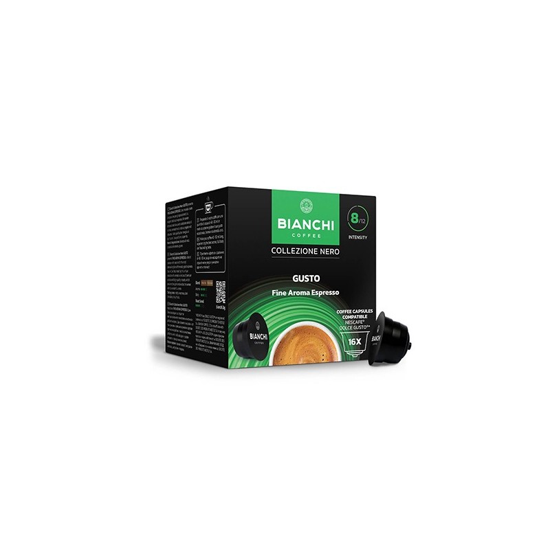 Kavos kapsulės BIANCHI Gusto Fine Aroma Espresso, 16 vnt.