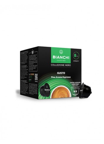 Kavos kapsulės BIANCHI Gusto Fine Aroma Espresso, 16 vnt.