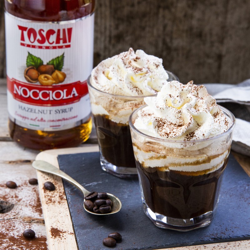 Nocciola, lazdyno riešutų sirupas, TOSCHI, 250 ml