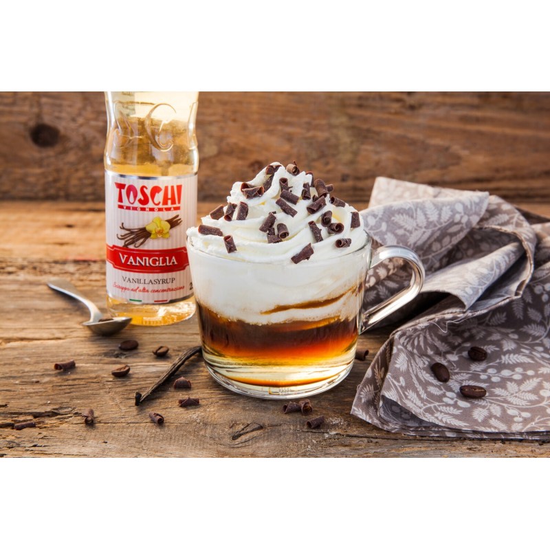 Vaniglia, vanilės skonio sirupas, TOSCHI, 250 ml