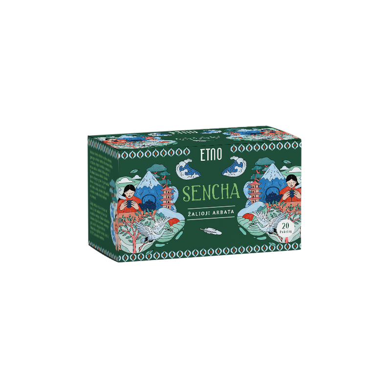 Žalioji arbata Sencha, ETNO, 20 vnt.