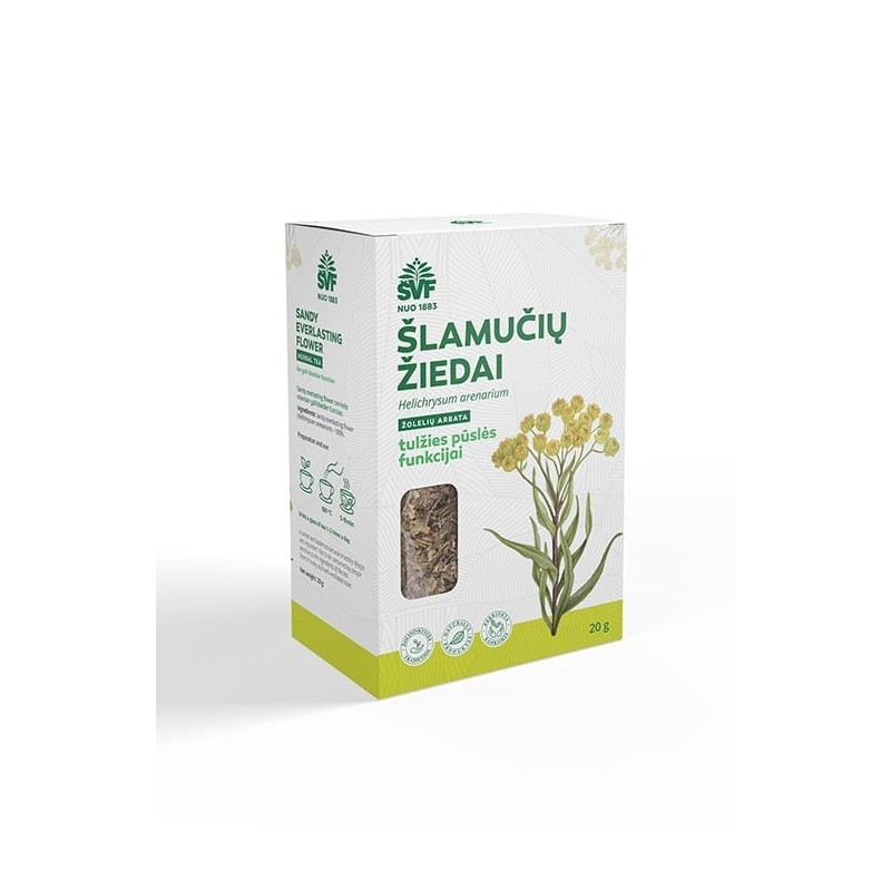 Arbata šlamučių žiedai, ŠVF, 20 g