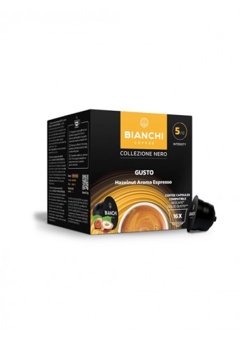 Nero Gusto Hazelnut Aroma, kavos kapsulės BIANCHI, Dolce Gusto®, 16 vnt.