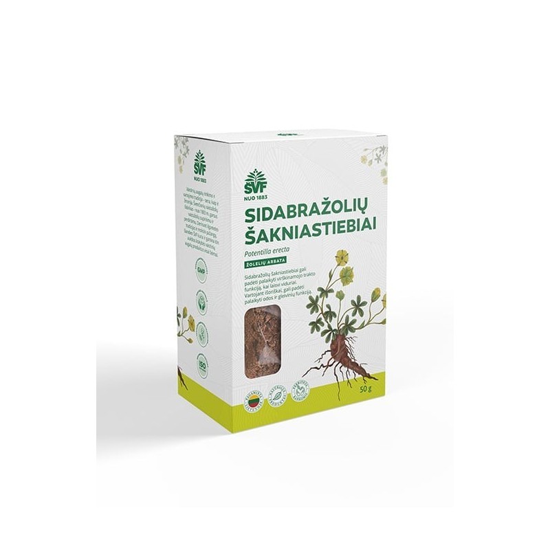 Arbata sidabražolių šakniastiebiai, ŠVF, 50 g