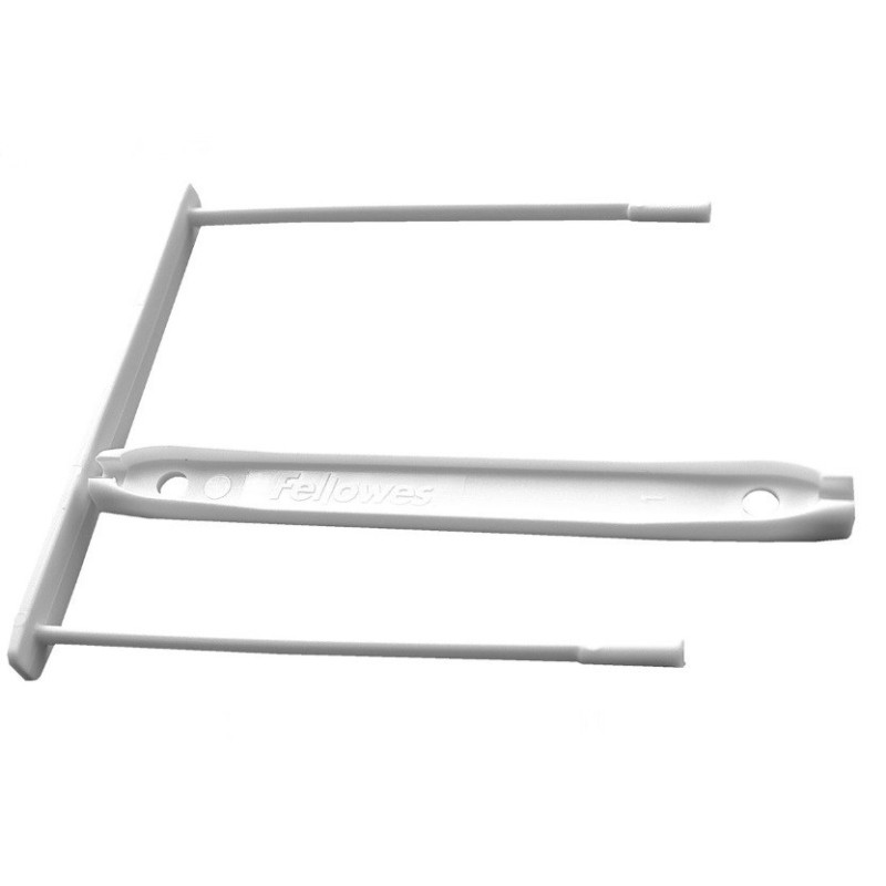 Dokumentų archyvinės įsegėlės baltos E-CLIP 8 cm įp.50