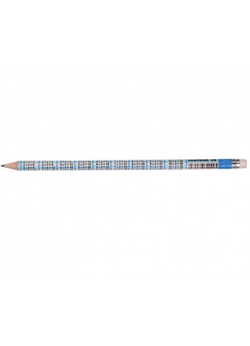 Pieštukas su daugybos lentele ir trintuku padrožtas HB CENTRUM įp.100