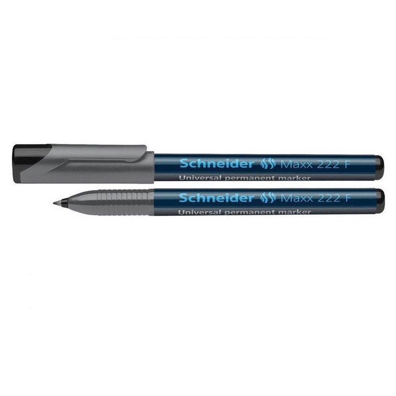 Žymeklis permanentinis SCHNEIDER MAXX 222 F, juodos sp., 0.7mm.