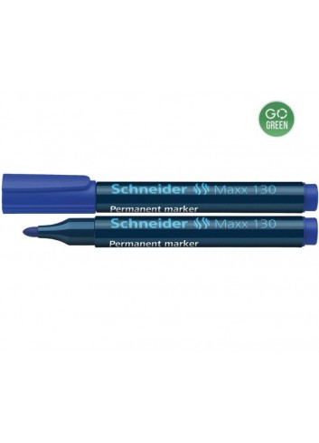 Žymeklis permanentinis SCHNEIDER MAXX 130, mėlynos sp., 1-3mm., a.g.