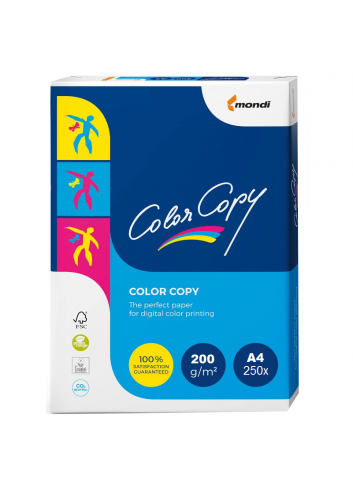 Biuro pop. spalvotam kopijavimui COLOR COPY A4 200 g. 250l. įp.5vnt.