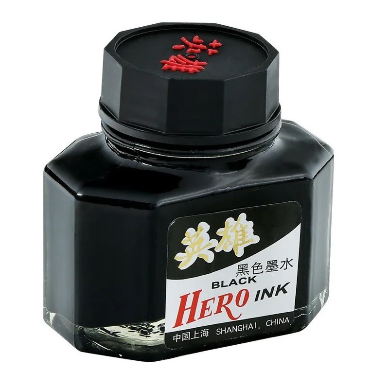 Rašalas HERO juodas 59ml