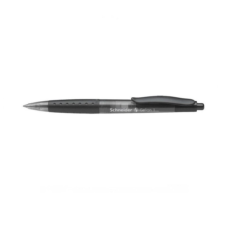 Gelio rašiklis automatinis SCHNEIDER GELION 1, juodos sp., brėžio storis 0,4mm