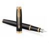 Parkeris PARKER IM MUTED BLACK  GT, juodos sp. su aukso sp. detalėmis