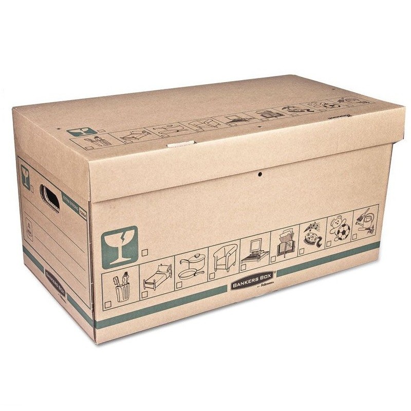 Dėžė Xl archyvavimui, bei transpotavimui su dangčiu 338x312x628mm