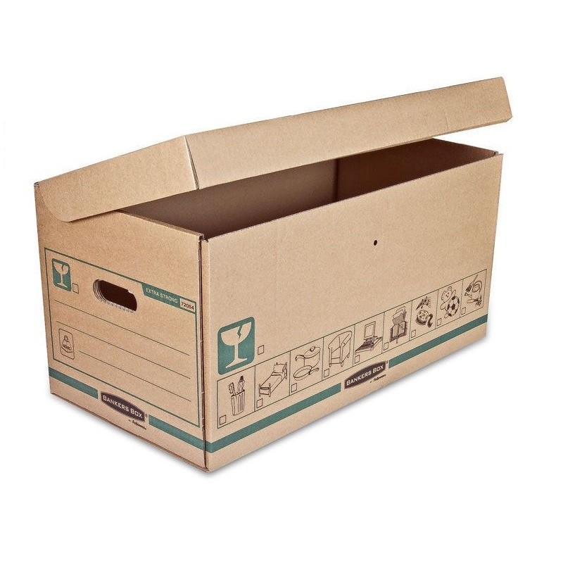 Dėžė Xl archyvavimui, bei transpotavimui su dangčiu 338x312x628mm