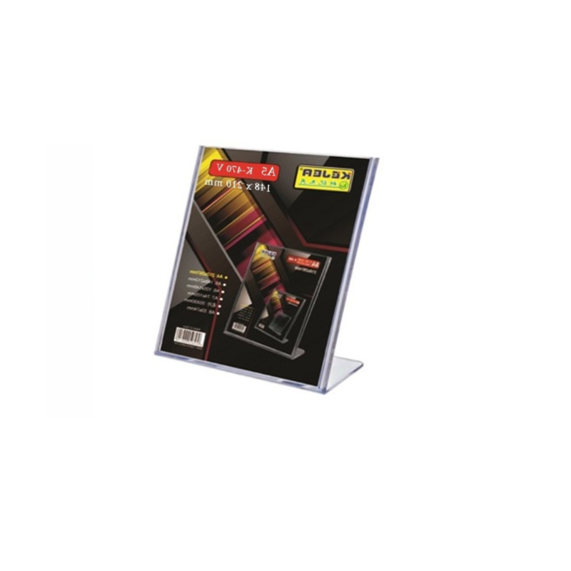 Stovelis L formos tiesus K-470V A5 148x210 mm skaidrus