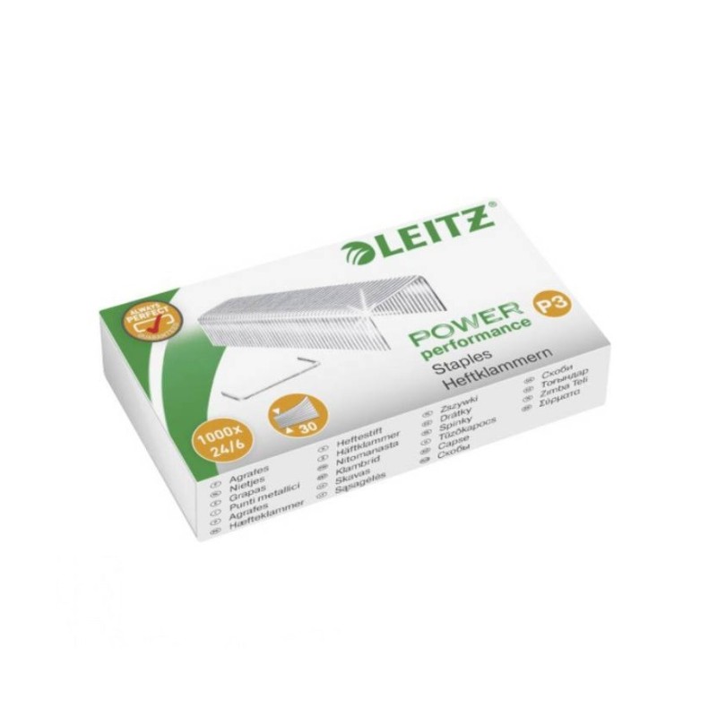 Sąsagėlės Nr.24/6 LEITZ P3, 1000 vnt.