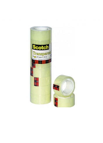 Lipni juostelė 3M SCOTCH 550 19mmx10m, skaidri įp.8 vnt.