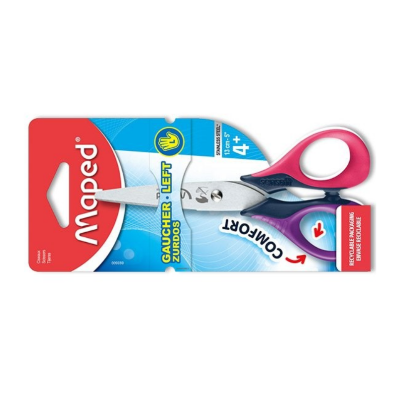 Žirklės  MAPED SEN SOFT 13cm kairiarankiams