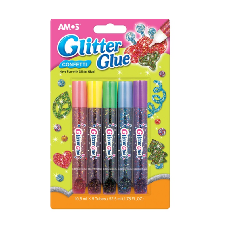 Klijai su blizgučiais 10,5ml GRA10B5 5sp.