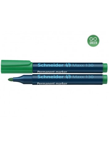 Žymeklis permanentinis SCHNEIDER MAXX 130, žalios sp., 1-3mm., a.g.