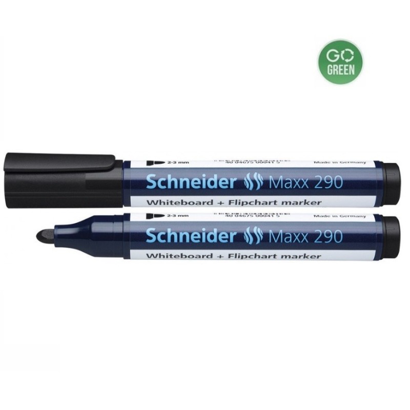 Žymeklis baltai lentai SCHNEIDER MAXX 290, juodos sp., 2-3mm., a.g.