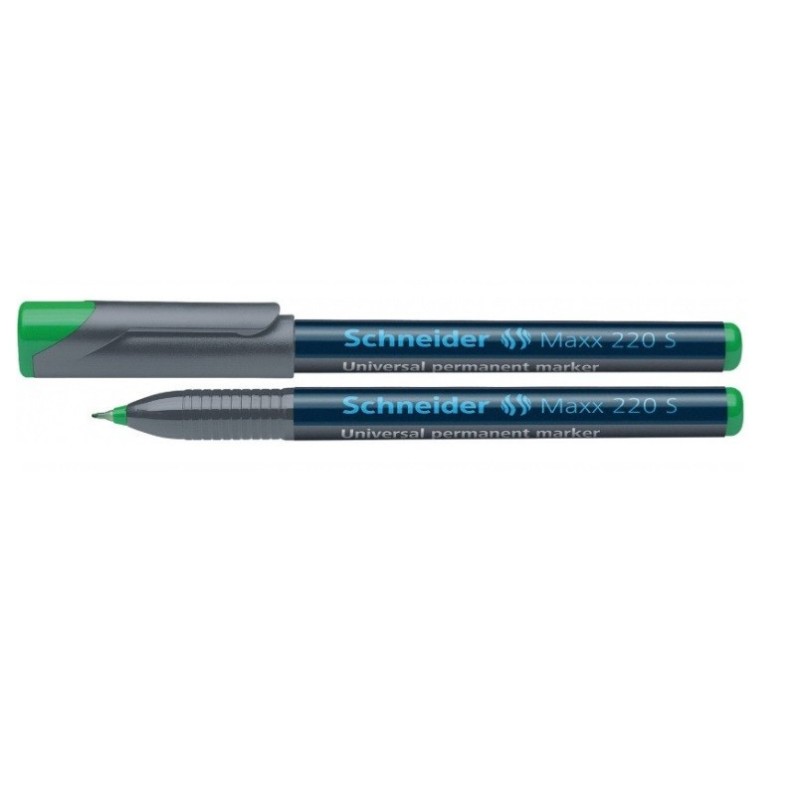Žymeklis permanentinis SCHNEIDER MAXX 220 S, žalios sp., 0.4mm.