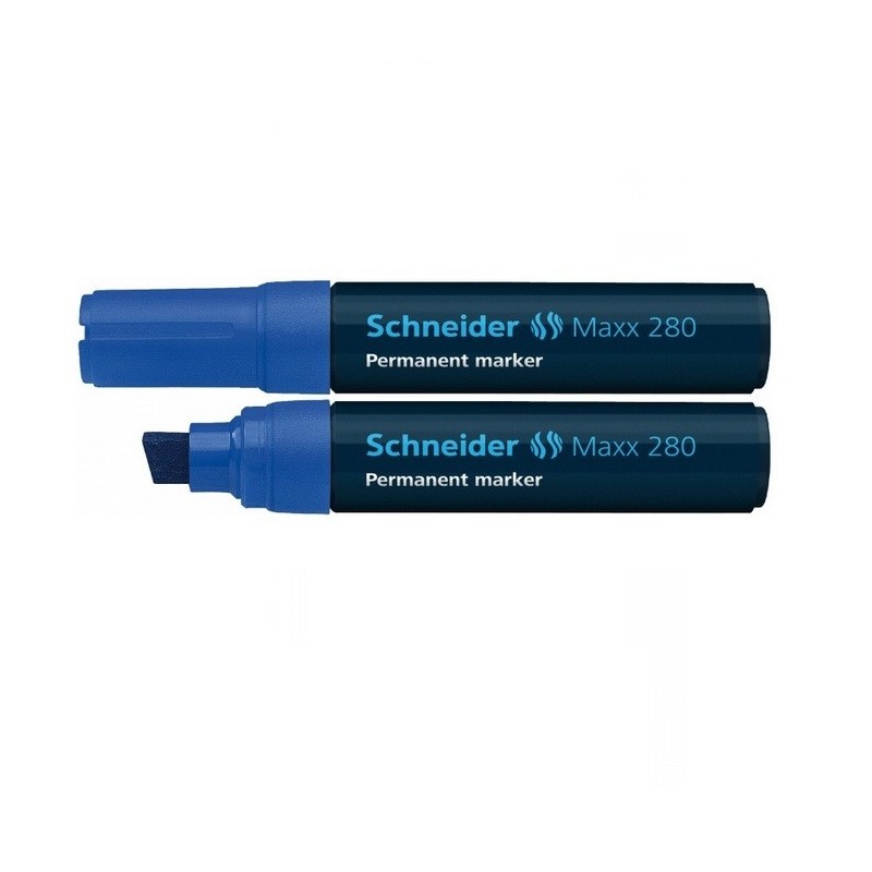 Žymeklis permanentinis SCHNEIDER MAXX 280, mėlynos sp., 4-12mm., k.g.