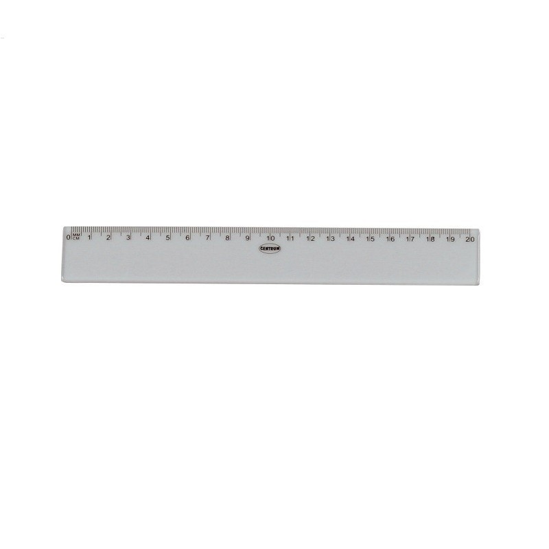 Liniuotė 20 cm plastikinė CENTRUM įp.80