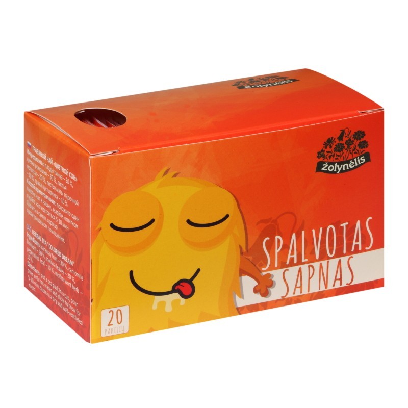 Žolelių arbata Spalvotas sapnas ŽOLYNĖLIS, 20 vnt.
