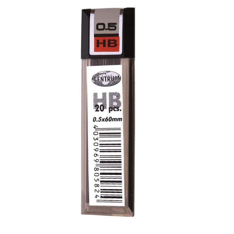 Grafitai HB 0,5 mm 20 vnt CENTRUM įp.24