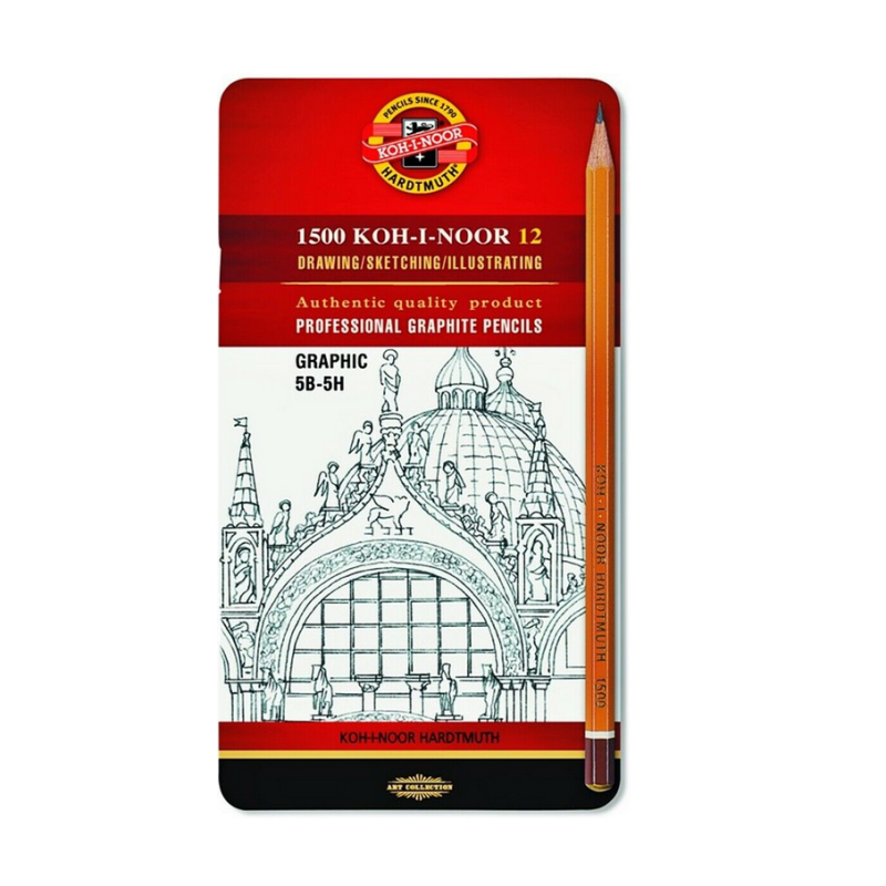 Pieštukų rinkinys dėžutėje, KOH-I-NOOR , GRAPHIC