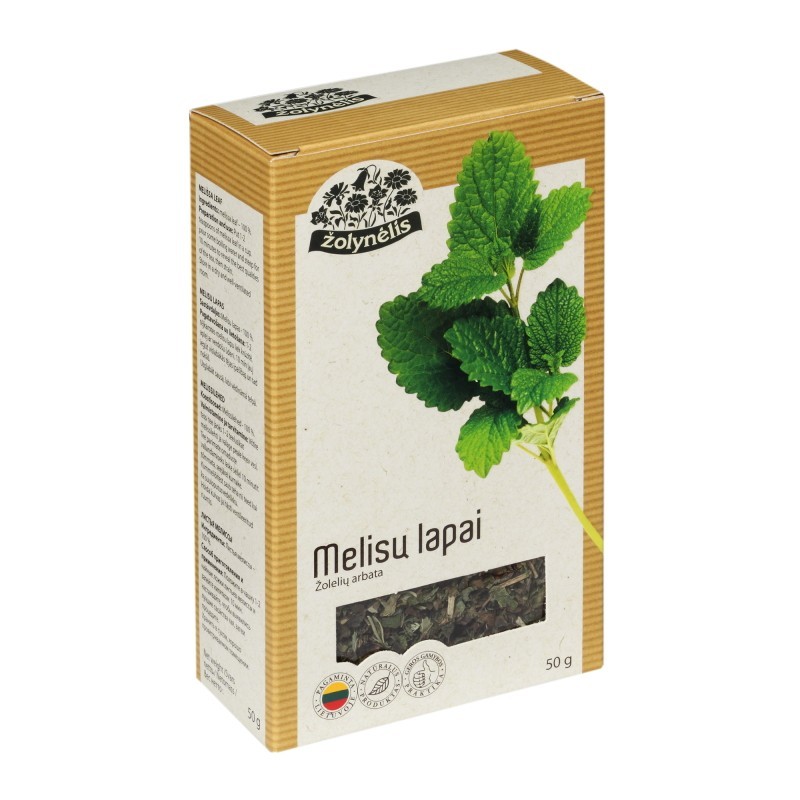 Žolelių arbata melisų lapai, Žolynėlis, 50 g