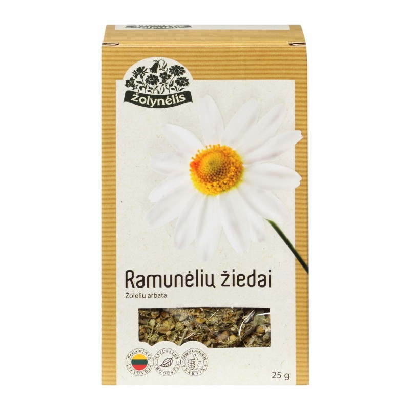 Žolelių arbata ramunėlių žiedai ŽOLYNĖLIS | Onelife.lt