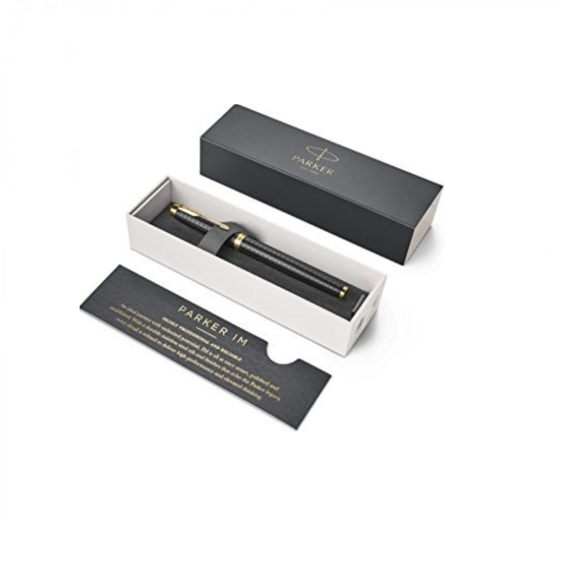 Parkeris PARKER IM PREMIUM BLACK GT, juodos sp. su aukso sp. detalėmis