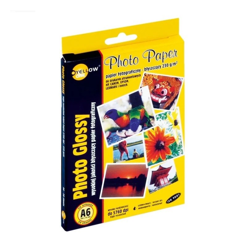 Foto popierius A6 230g. 20 lapų blizgus