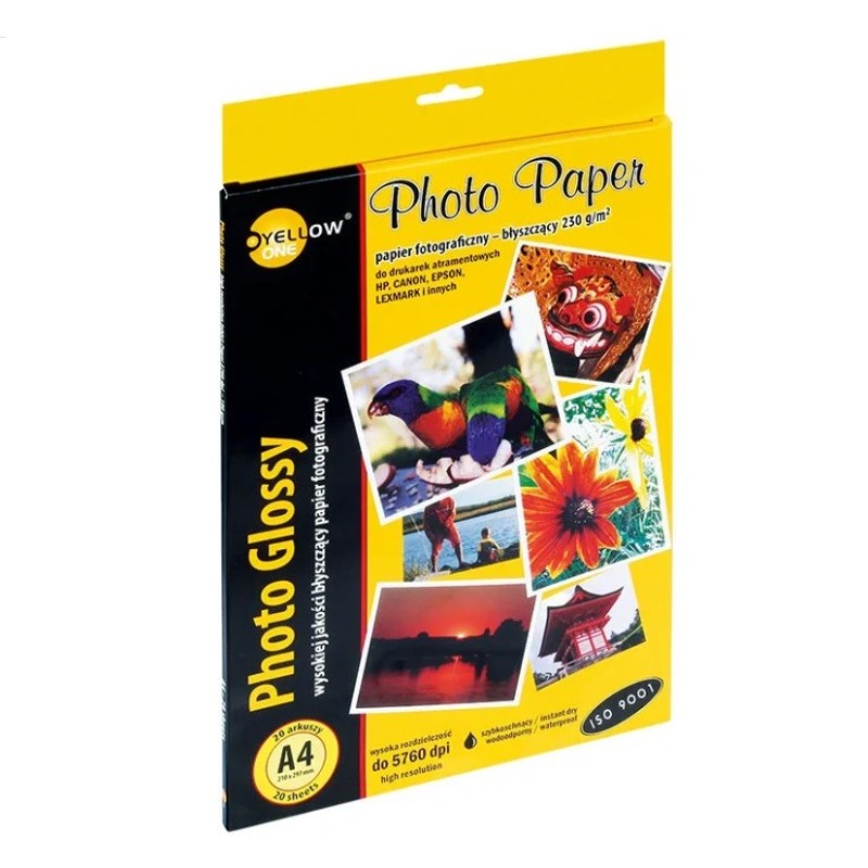 Foto popierius A4 230g. 20 lapų blizgus