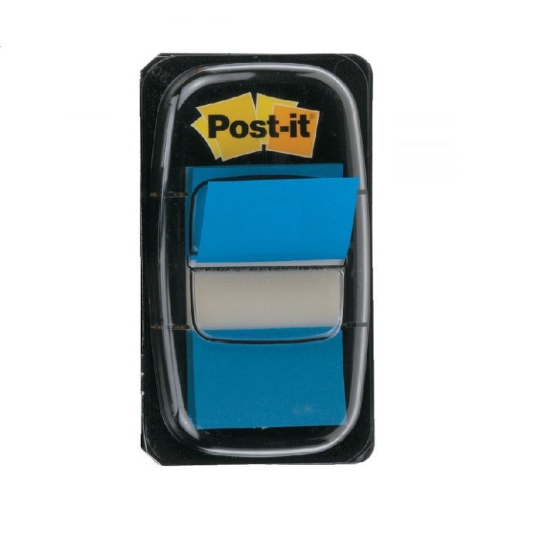 Indeksai-žymekliai 3M POST-IT 25x43mm mėlyni