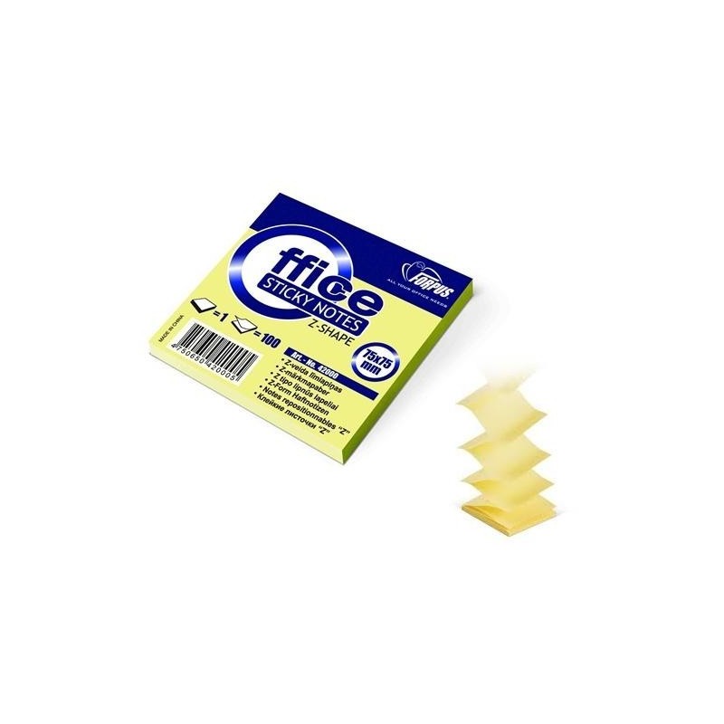 Lipnūs lapeliai FORPUS Z-NOTES 76x76 100l.