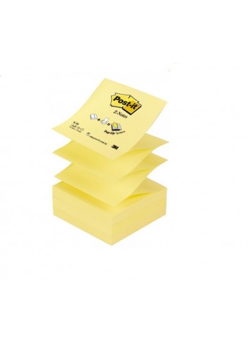 Lipnūs lapeliai 3M Post-it Z-NOTE 76x76mm. geltoni įp.12