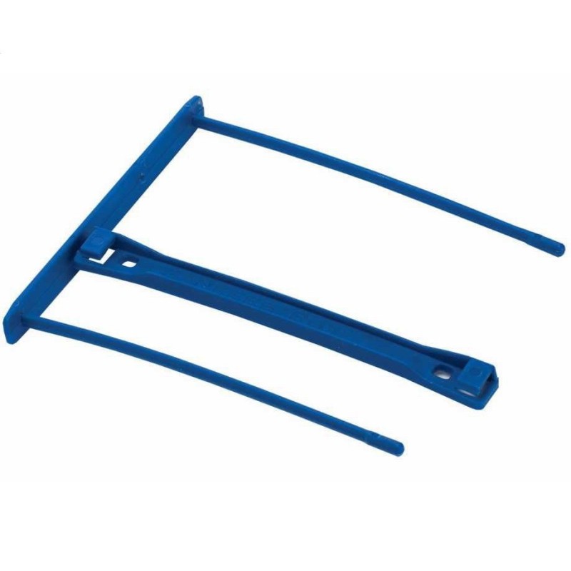 Dokumentų archyvinės įsegėlės mėlynos  10 cm.E-CLIP FELLOWES