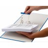 Dokumentų archyvinės įsegėlės mėlynos  10 cm.E-CLIP FELLOWES