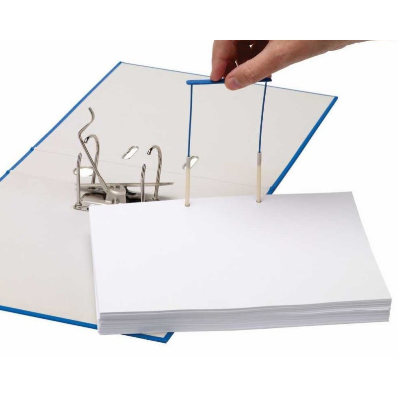 Dokumentų archyvinės įsegėlės mėlynos  10 cm.E-CLIP FELLOWES