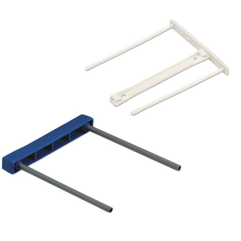 Dokumentų archyvinės įsegėlės baltos 10 cm. E-CLIP FELLOWES įp.100