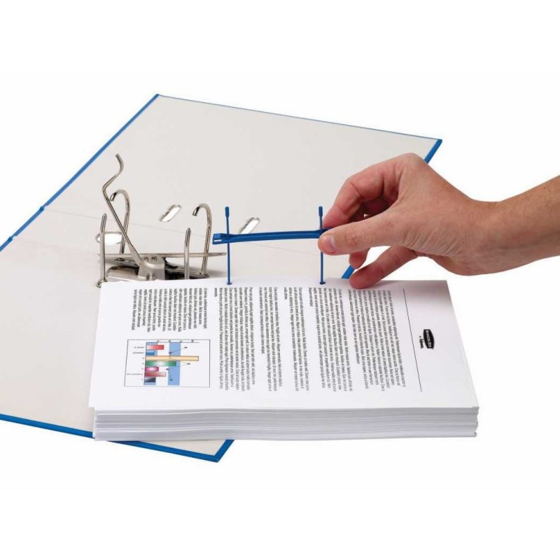 Dokumentų archyvinės įsegėlės baltos 10 cm. E-CLIP FELLOWES įp.100