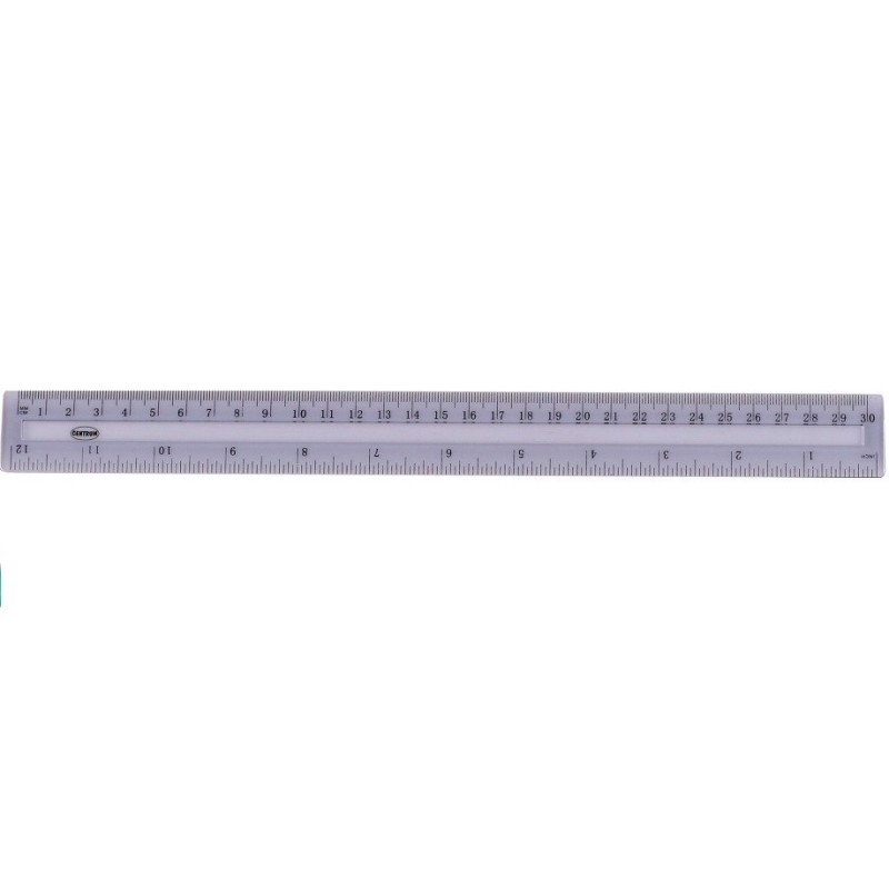 Liniuotė 30 cm plastikinė CENTRUM įp.48