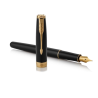Parkeris PARKER SONNET BLACK LACQUER GT M, blizgios juodos sp. su aukso sp. detalėmis