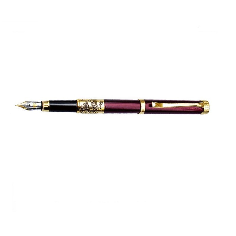 Parkeris dėžutėje REGAL bordo su aukso spalvos detalėmis
