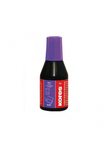 Tušas antspaudams 27ml KORES, violetinis