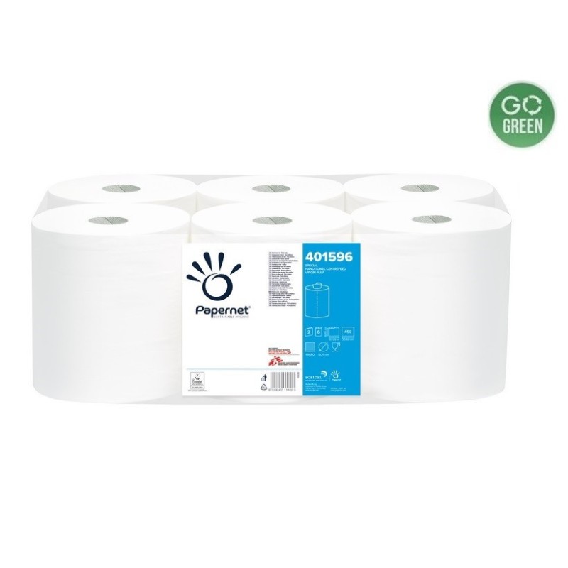 Popierinis rankšluostis rulone PAPERNET 2sl.137m 30,5x19,7x19,3cm įp.6
