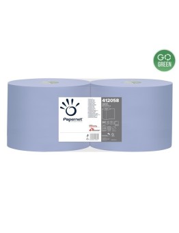 Pramoninis valomasis pop. rulone PAPERNET 360m 21,5x36x27,5cm 2sl. mėlynas 1vnt.( įp.2 )